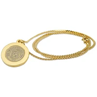 Gold Nichols College Bison Pendant Necklace