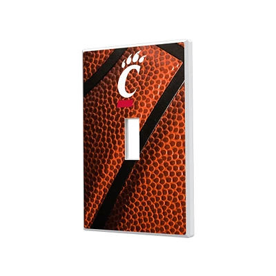 Cincinnati Bearcats Basketball Design Single Toggle Lightswitch Plate