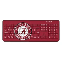 Alabama Crimson Tide Alternate Logo Solid Design Wireless Keyboard