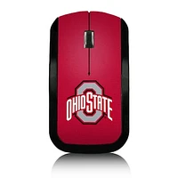 Ohio State Buckeyes Solid Design Wireless Mouse