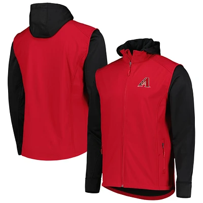 Men's Dunbrooke Red/Black Arizona Diamondbacks Alpha Full-Zip Jacket