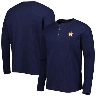 Men's Dunbrooke Houston Astros Navy Maverick Long Sleeve T-Shirt