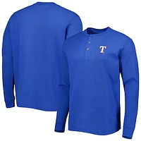 Men's Dunbrooke Texas Rangers Royal Maverick Long Sleeve T-Shirt