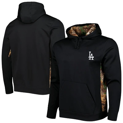 Men's Dunbrooke Black/Camo Los Angeles Dodgers Ranger Pullover Hoodie