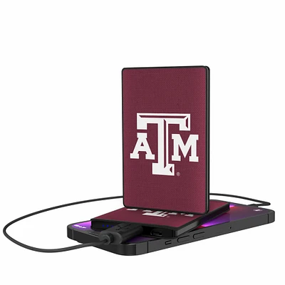 Texas A&M Aggies 2500mAh Solid Design Credit Card Powerbank