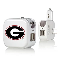 Georgia Bulldogs Primary Logo USB Charger