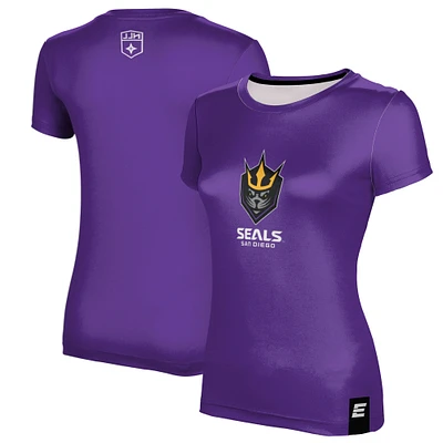 Girls Youth Epoch Lacrosse Purple San Diego Seals T-Shirt