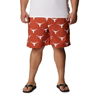 Men's Columbia Texas Orange Longhorns Big & Tall Backcast II Allover Print Omni-Shade Shorts