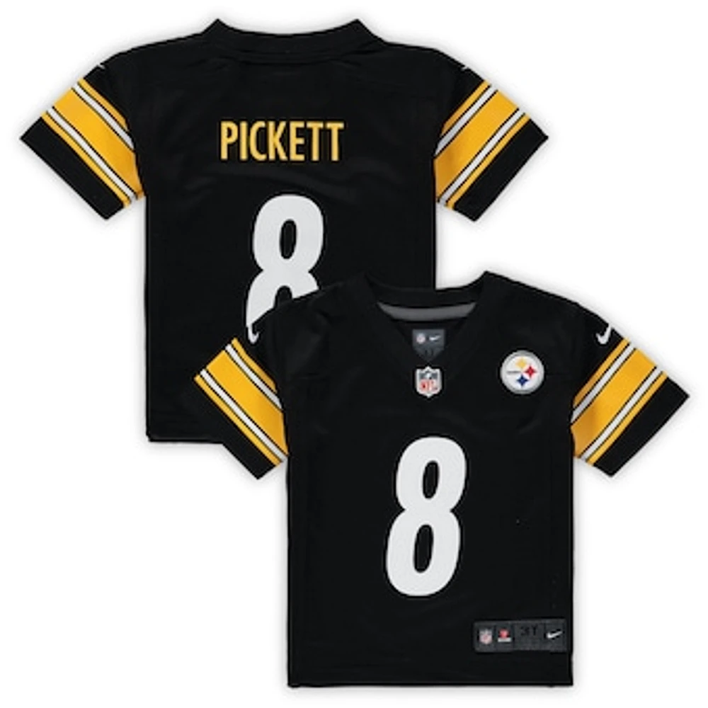 Toddler Nike Kenny Pickett Black Pittsburgh Steelers Game Jersey