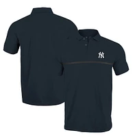 Men's Levelwear Navy New York Yankees Sector Core Raglan Polo