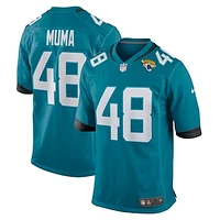 Men's Nike Chad Muma Teal Jacksonville Jaguars Game Jersey