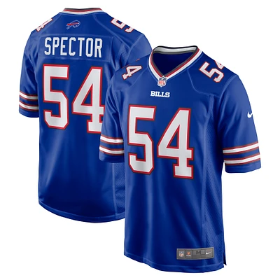 Men's Nike Baylon Spector Royal Buffalo Bills Game Jersey