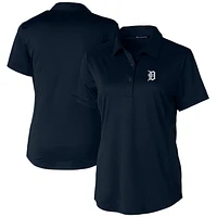 Women's Cutter & Buck Navy Detroit Tigers Prospect Textured Stretch Polo