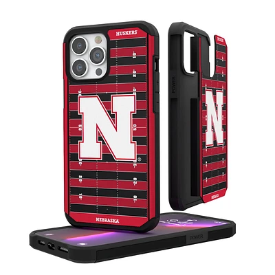 Nebraska Huskers Logo Field iPhone Rugged Case