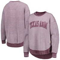 Women's Pressbox Maroon Texas A&M Aggies Ponchoville Pullover Sweatshirt