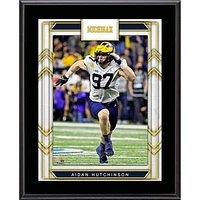 Aidan Hutchinson Michigan Wolverines 10.5" x 13" Sublimated Player Plaque