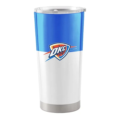 Oklahoma City Thunder 20oz. Colorblock Stainless Steel Tumbler