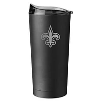 New Orleans Saints 20oz. Black Powder Coat Tumbler