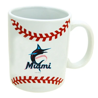 Miami Marlins 15oz. Baseball Ceramic Mug
