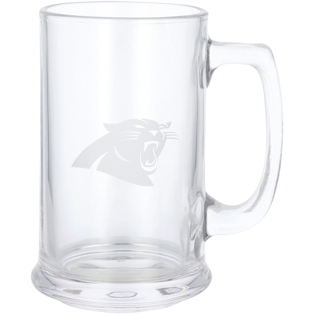 Carolina Panthers 15oz. Stein Glass