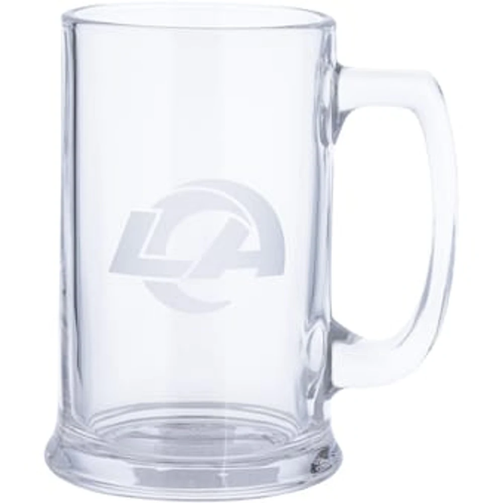 Los Angeles Rams 15oz. Stein Glass