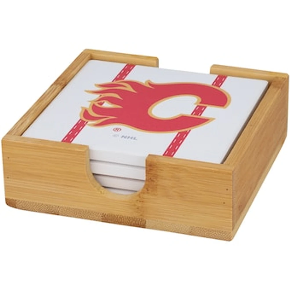 Calgary Flames Team Uniform Coaster Set