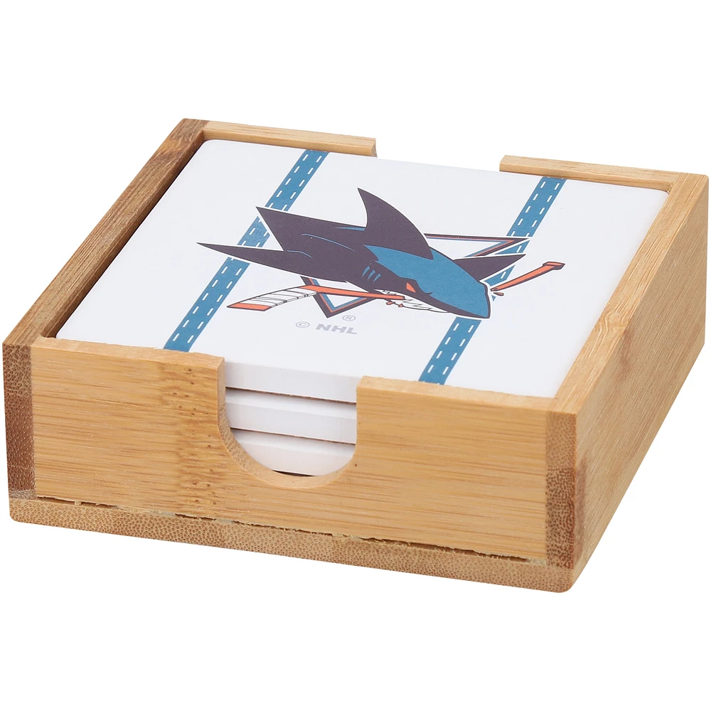 San Jose Sharks Team Uniform Coaster Set