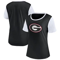 Women's Fanatics Black Georgia Bulldogs Carver T-Shirt