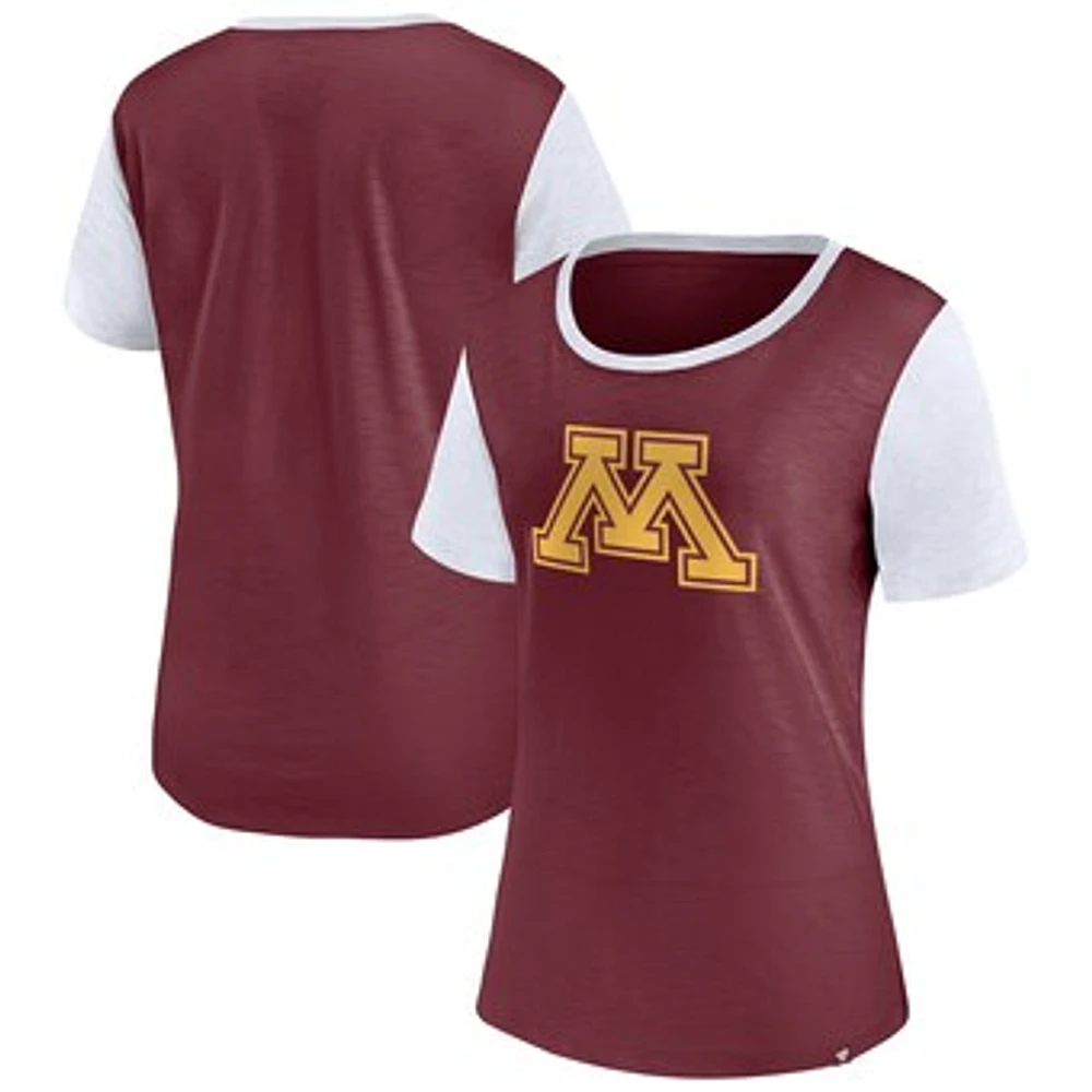 Women's Fanatics Maroon Minnesota Golden Gophers Carver T-Shirt