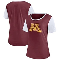 Women's Fanatics Maroon Minnesota Golden Gophers Carver T-Shirt