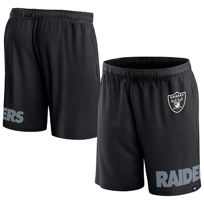 Men's Fanatics Black Las Vegas Raiders Clincher - Shorts