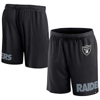 Men's Fanatics Black Las Vegas Raiders Clincher - Shorts