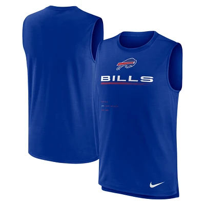 Men's Nike Royal Buffalo Bills Team Performance Tank Top