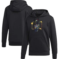 Men's adidas Black Kansas Jayhawks Honoring Black Excellence Pullover Hoodie