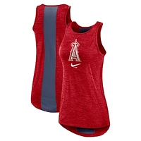 Women's Nike Red Los Angeles Angels Right Mix High Neck Tank Top