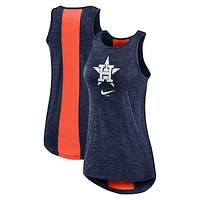 Women's Nike Navy Houston Astros Right Mix High Neck Tank Top