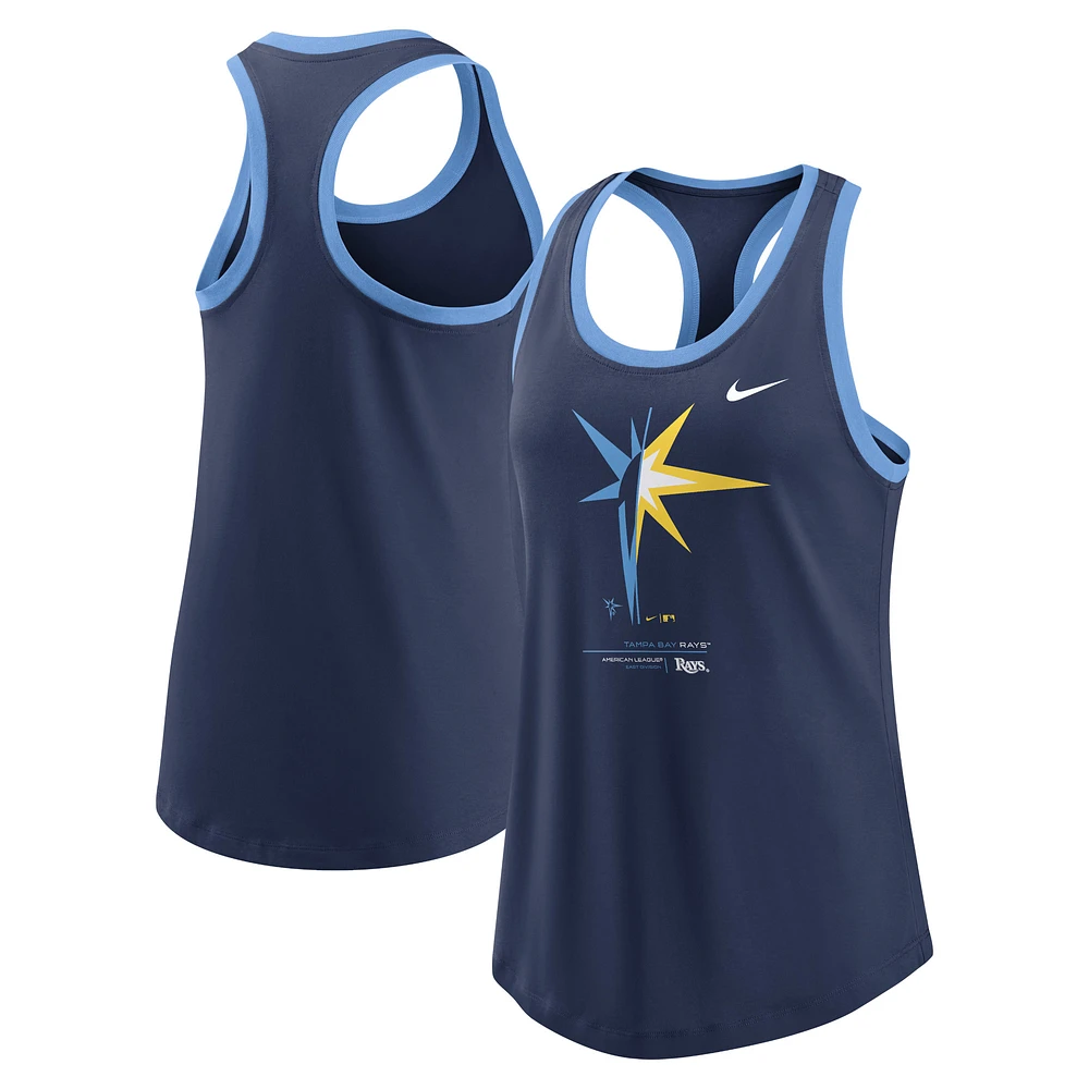 Women's Nike Navy Tampa Bay Rays Tech Tank Top