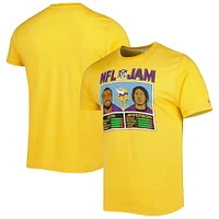 Men's Homage Dalvin Cook & Justin Jefferson Gold Minnesota Vikings NFL Jam Tri-Blend T-Shirt