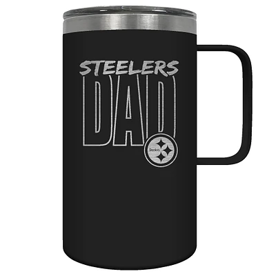 Pittsburgh Steelers Dad 18oz. Hustle Travel Mug