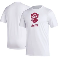 Men's adidas White St. Louis City SC Icon AEROREADY T-Shirt