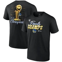 Men's Fanatics Black Golden State Warriors 2022 NBA Finals Champions Forward Roster Signature T-Shirt