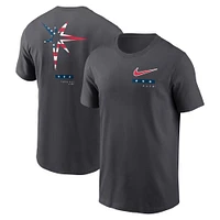 Men's Nike Anthracite Tampa Bay Rays Americana T-Shirt