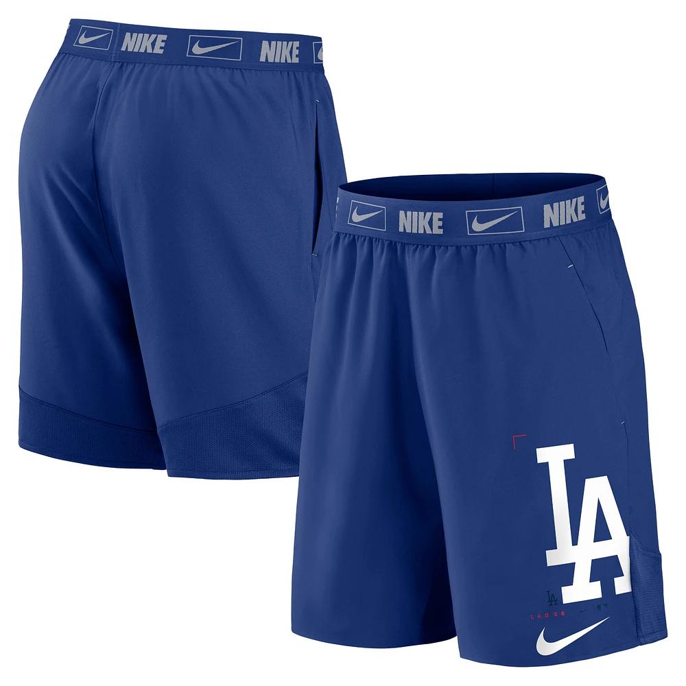 Men's Nike Royal Los Angeles Dodgers Bold Express Performance Shorts