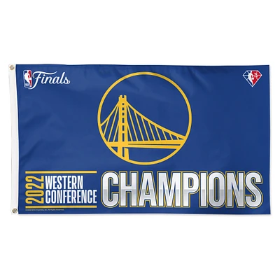 WinCraft Golden State Warriors 2022 Western Conference Champions 3' x 5' One-Sided Deluxe Flag