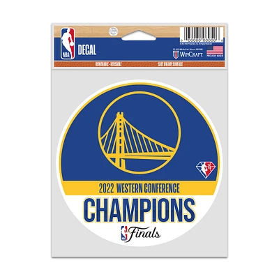 WinCraft Golden State Warriors 2022 Western Conference Champions 3.5'' x 5'' Fan Decal