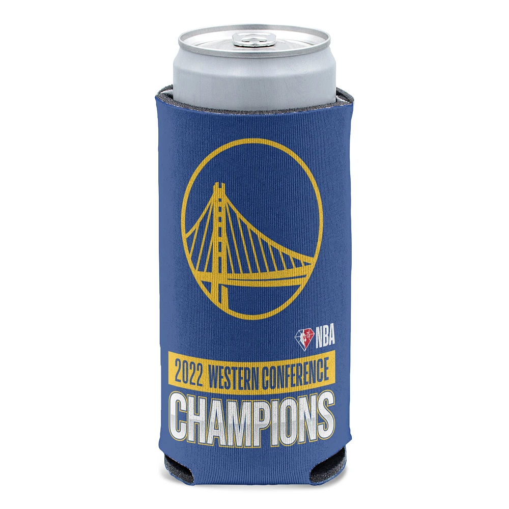 WinCraft Golden State Warriors 2022 Western Conference Champions 12oz. Slim Can Cooler