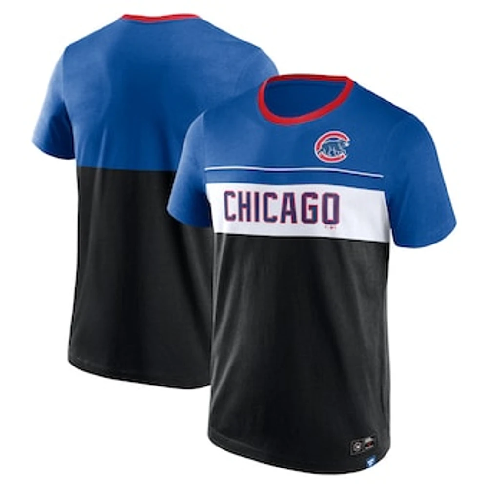 Men's Fanatics Black Chicago Cubs Claim The Win T-Shirt