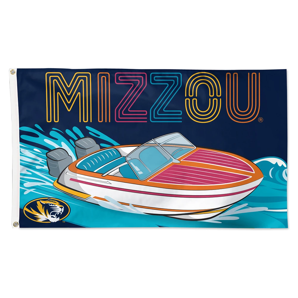 WinCraft Missouri Tigers 3' x 5' Lake Vibes Speed Boat Deluxe Flag