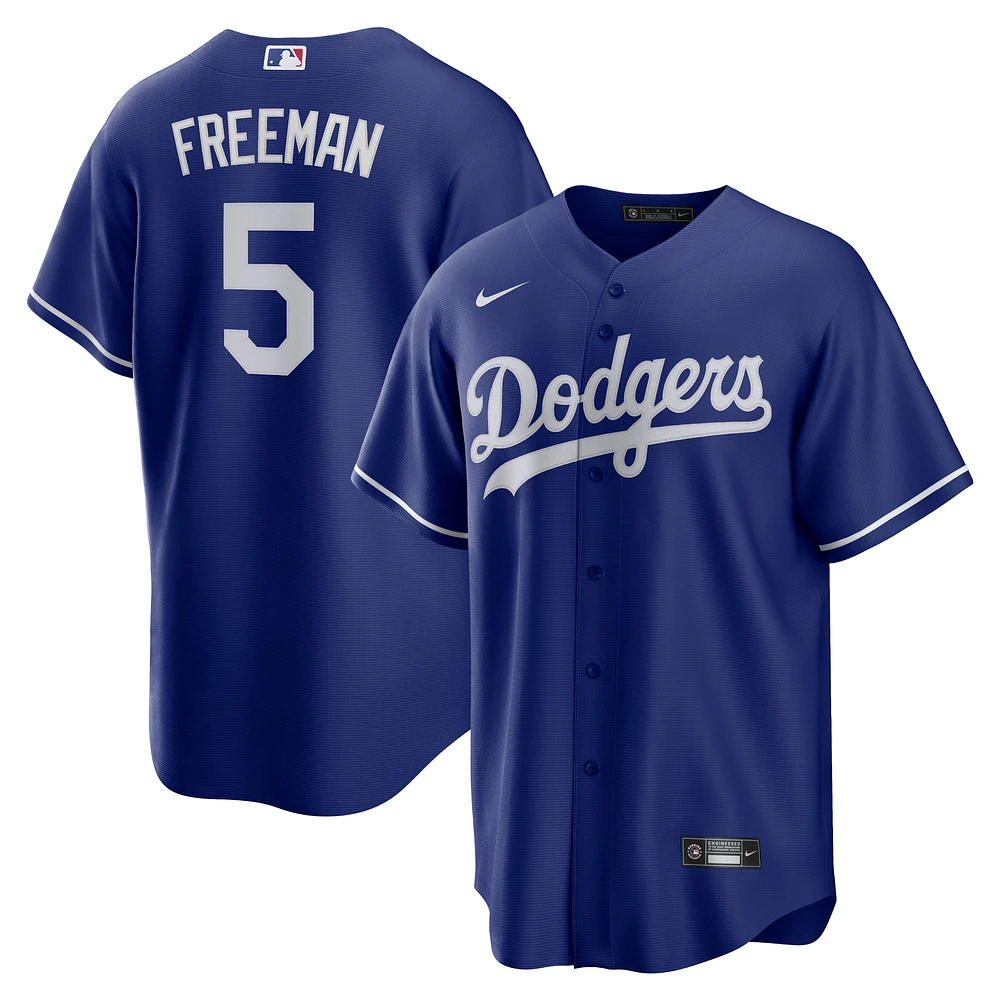 Men's Nike Freddie Freeman Royal Los Angeles Dodgers Alternate 2 Replica Jersey