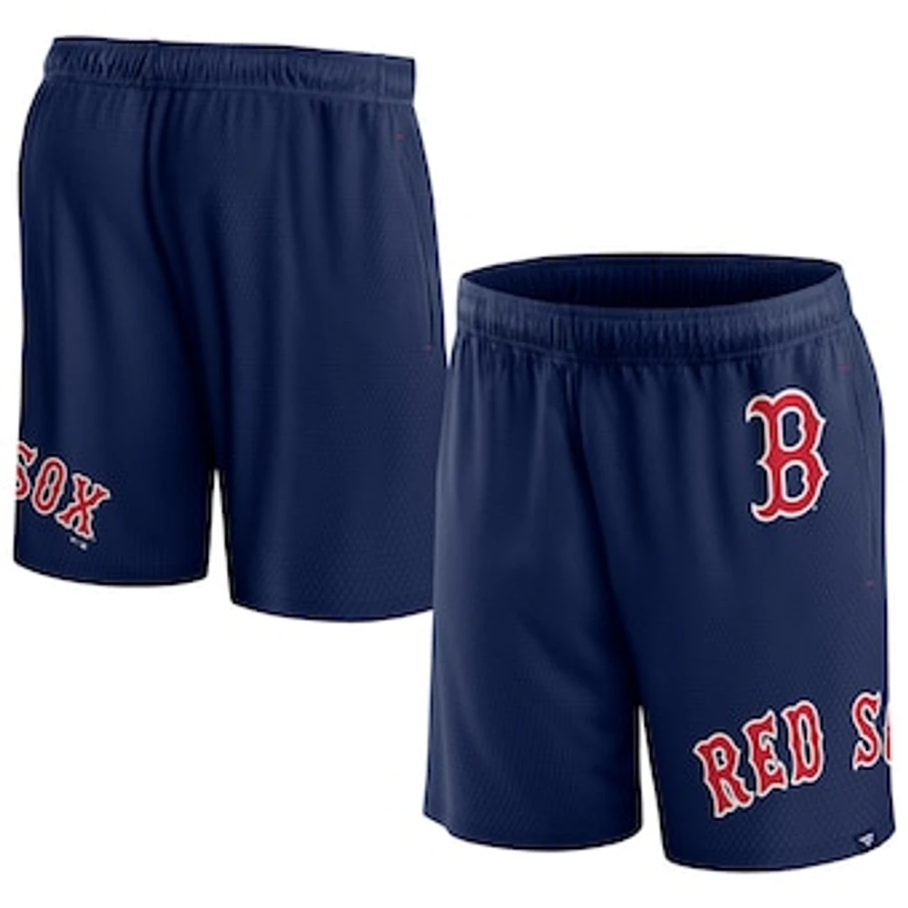 Men's Fanatics  Navy Boston Red Sox Clincher Mesh Shorts